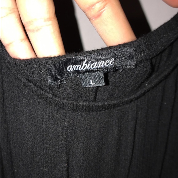 Ambiance black romper size L - Picture 3 of 5